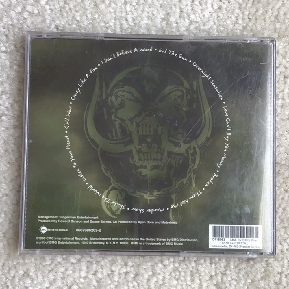 5 Vintage Motörhead CDs, 1996-2000 - Picture 3 of 16